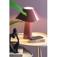 Budík Retro Flat LED Karlsson KA6039WH, 8cm